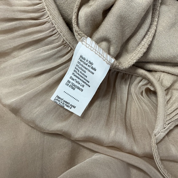 Rosemarine | Silk Blend Maxi Dress Made In Italy Size Large - Picture 8 of 9